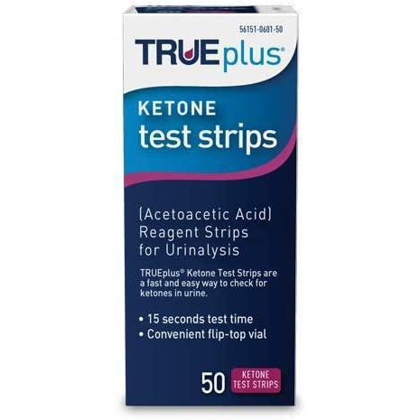 TruePlus Ketone Test Strips, 50 count