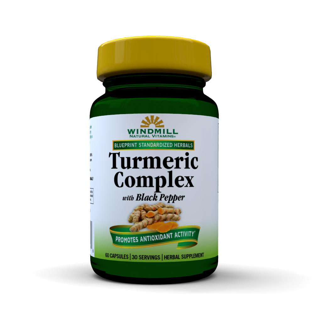 Windmill Turmeric Complex with Black Pepper - 60 capsules* | Silver Rod ...