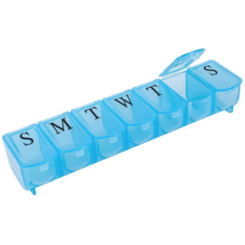 Ultra Bubble Lok 7-day Pill Organizer By Apex Healthcare (Colors May Vary)