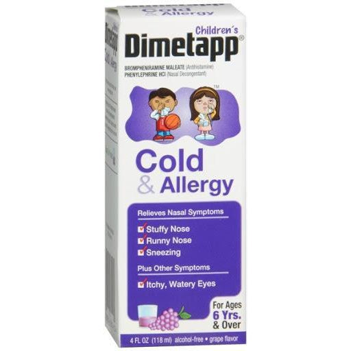 Children's Dimetapp Cold & Allergy, Grape Flavor, 4 fl oz