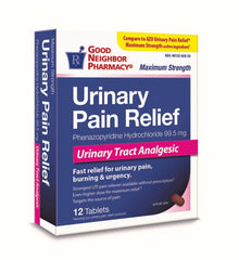 gnp good neighbor pharmacy generic urinary pain relief analgesic