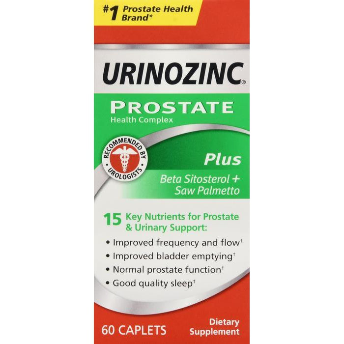 Urinozinc ProFlo Plus Prostate Health Complex Caplets, 60 caplets