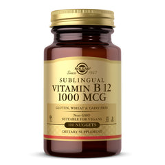 Solgar Vitamin B12 1000 mcg, 100 Nuggets - Energy Production, Red Blood Cells - Healthy Nervous System - Promotes Cardiovascular Health - Vitamin B - Non-GMO, Gluten Free, Kosher - 100 Servings