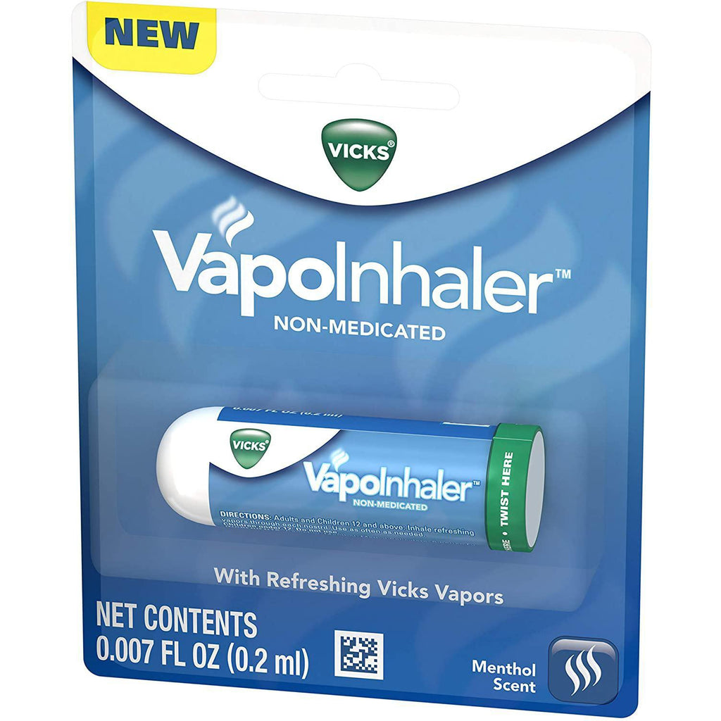 Vicks VapoInhaler Menthol Scent, Non-Medicated, 1 COUNT