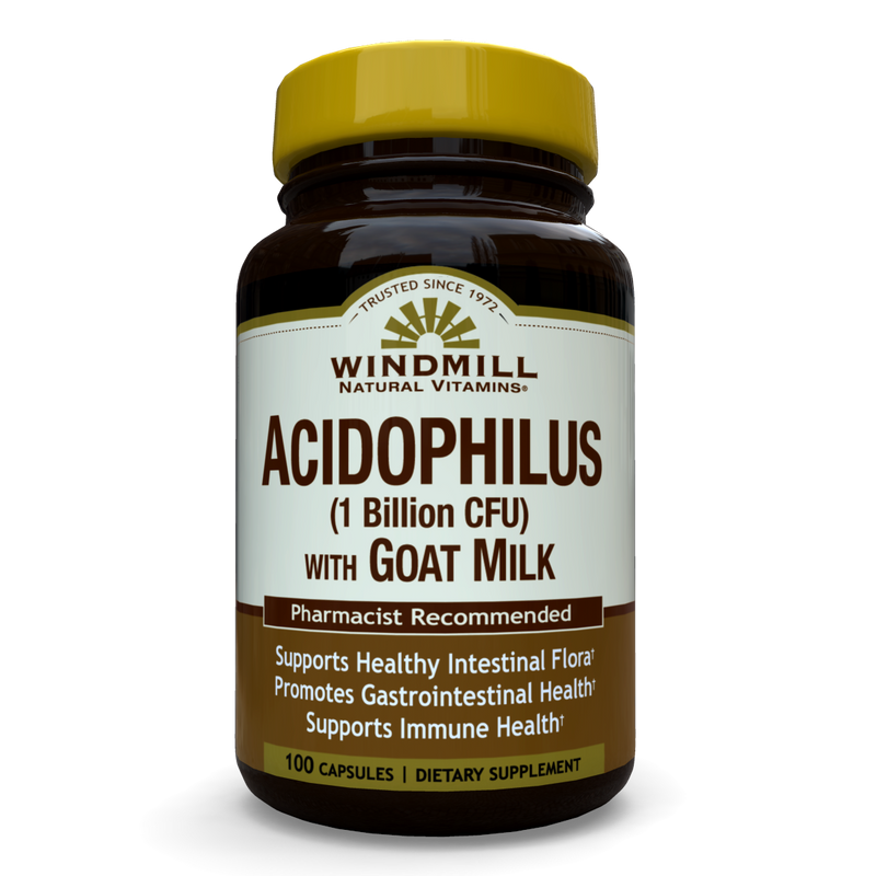 Windmill Acidophilus with Goat Milk - 100 Capsules