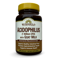 Windmill Acidophilus with Goat Milk - 100 Capsules