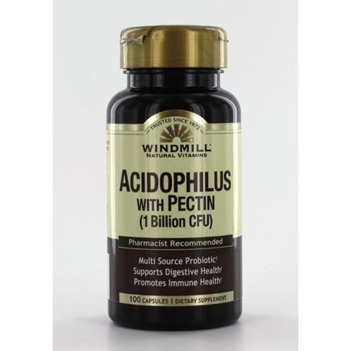 Windmill Acidophilus with Pectin - 100 Capsules*