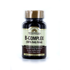 Windmill Vitamin B-Complex (100% Daily Value) - 100 Tablets*