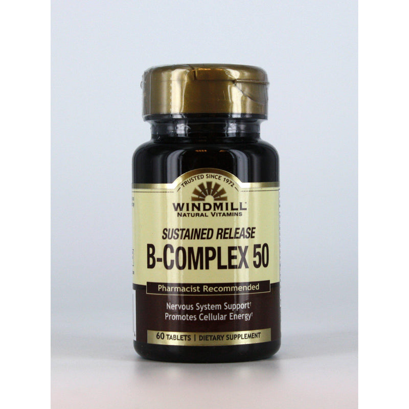 Windmill Vitamin B-Complex 50 Sustained Release - 60 Tablets