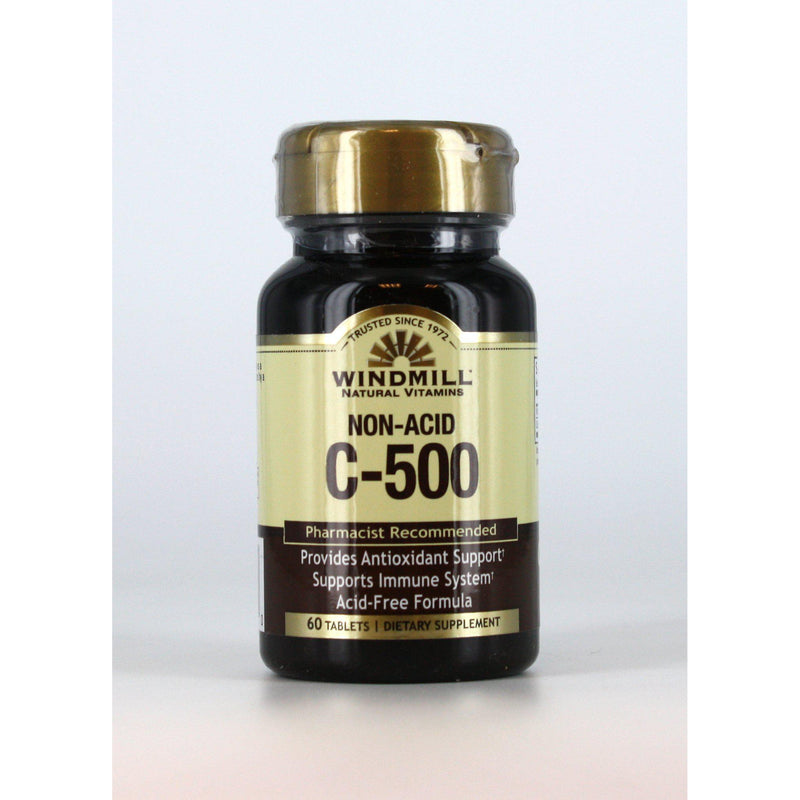 Windmill Vitamin C-500 mg Non Acid - 60 Tablets