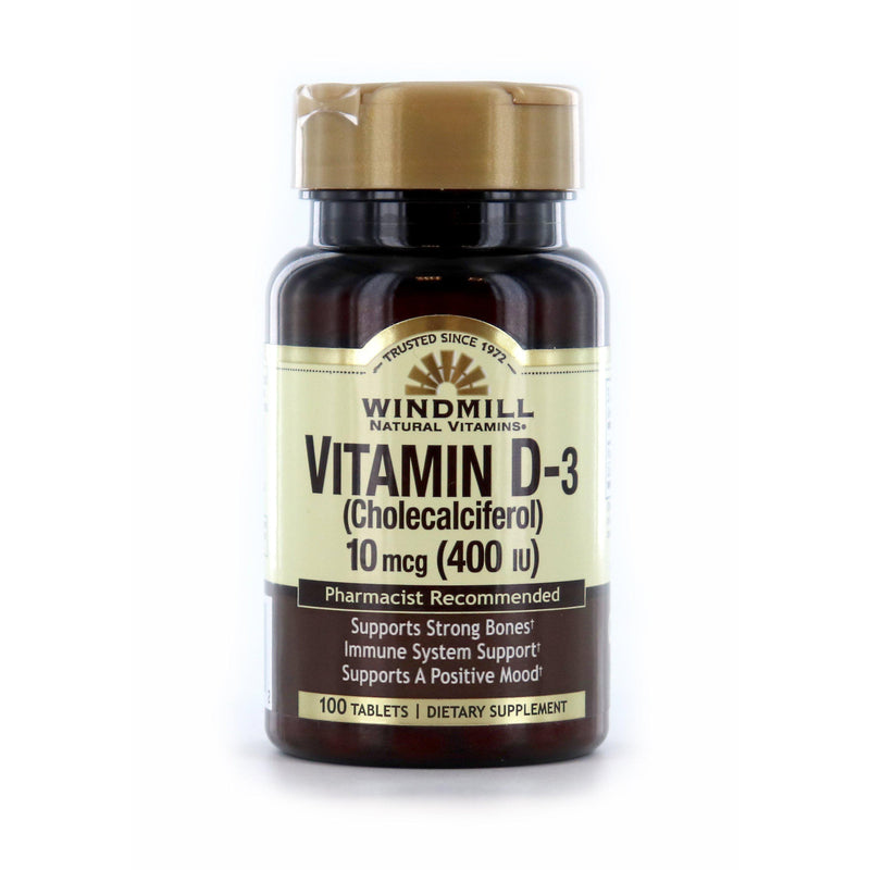 Windmill Vitamin D-3 400 I.U. - 100 Tablets*