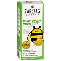 Children's Cough Syrup + Mucus Relief - Grape Flavor 4 fl Ounce Liquid