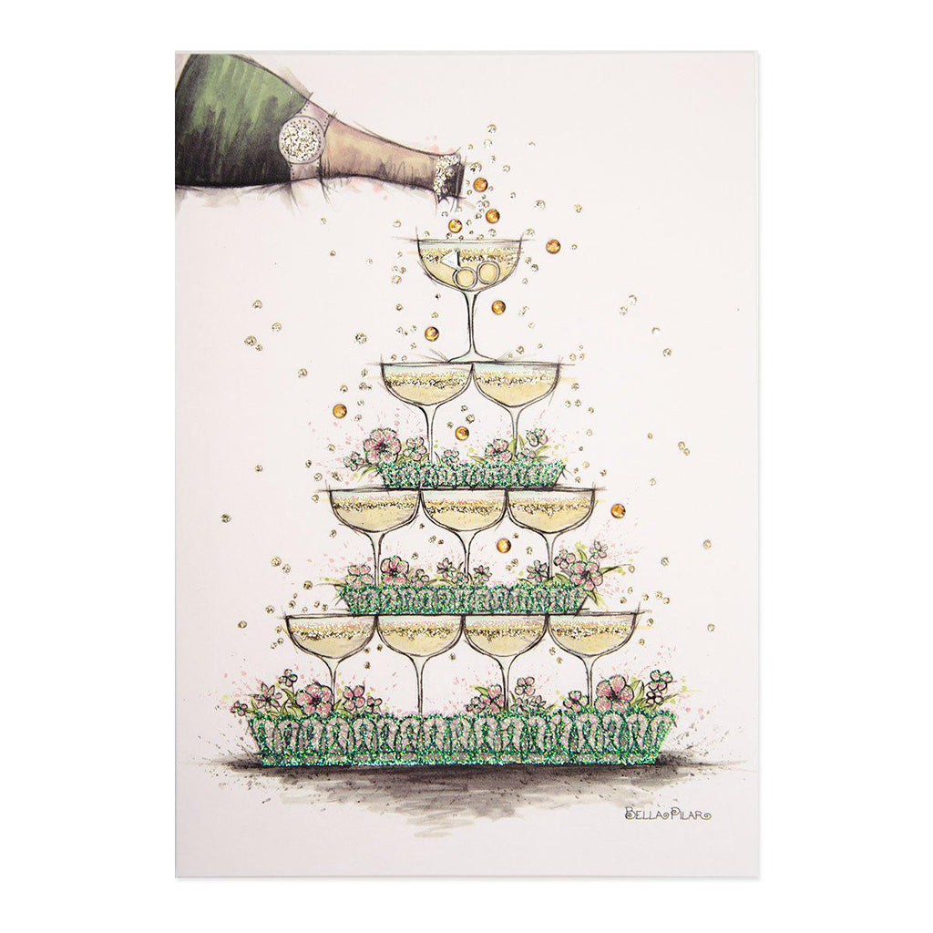 PAPYRUS wedding champagne pyramid