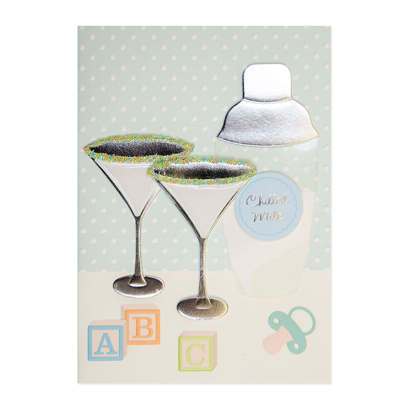 PAPYRUS -  BABY SHAKER AND COCKTAIL GLASS