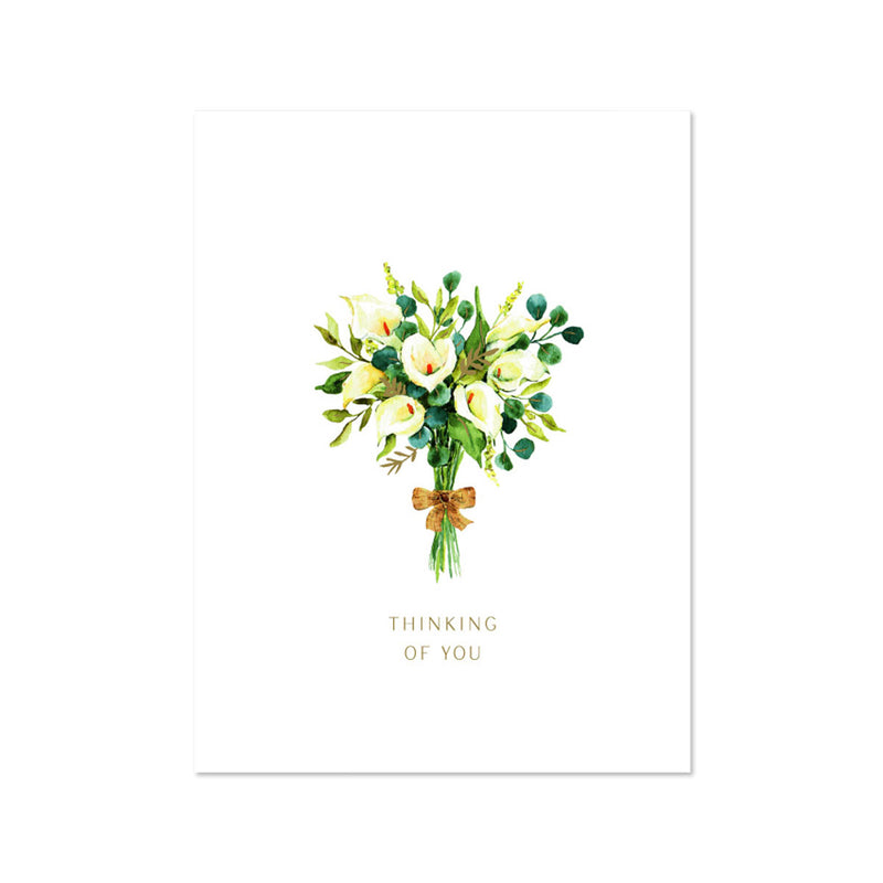 PAPYRUS - Bouquet Of Lilies Sympathy Card