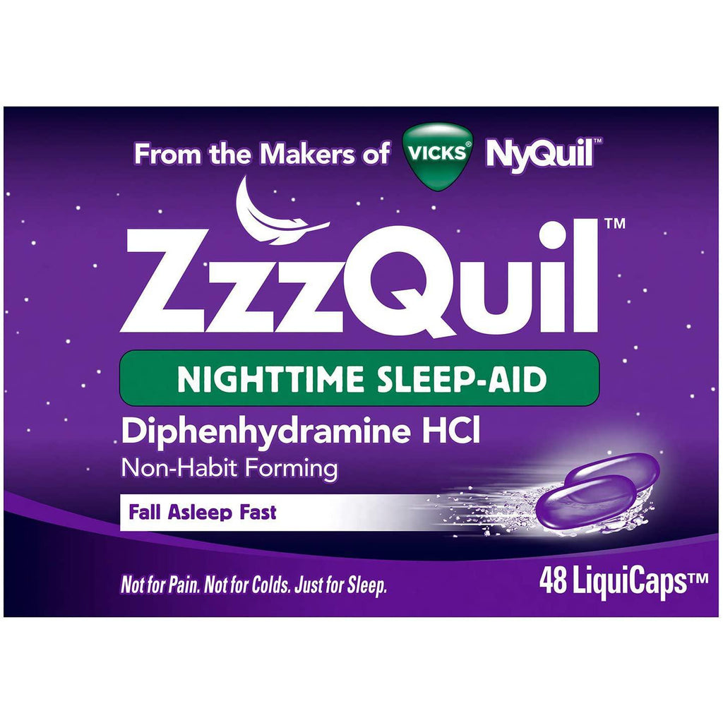 ZzzQuil Nighttime Sleep Aid Liquidcaps, 24 ct
